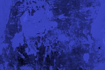 Textured Blue Cracked Wall Surface Abstract Background for Creative Design