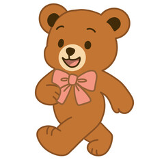 Obraz premium teddy bear vector illustration
