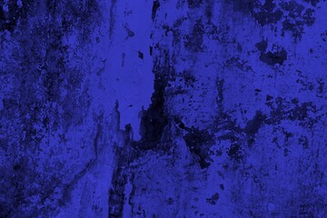 Textured Blue Cracked Wall Surface Abstract Background for Creative Design