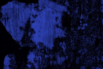 Textured Blue Cracked Wall Surface Abstract Background for Creative Design