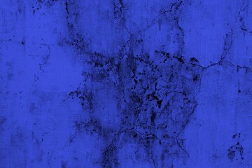 Textured Blue Cracked Wall Surface Abstract Background for Creative Design