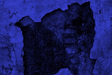 Textured Blue Cracked Wall Surface Abstract Background for Creative Design