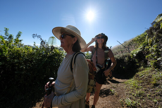 mother daughter hike