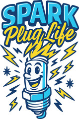 Spark Plug Life Funny Mechanic T-Shirt Gift