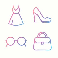 vector illustration of fashion 