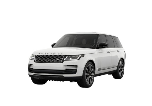 range rover luxury car isolated on white png