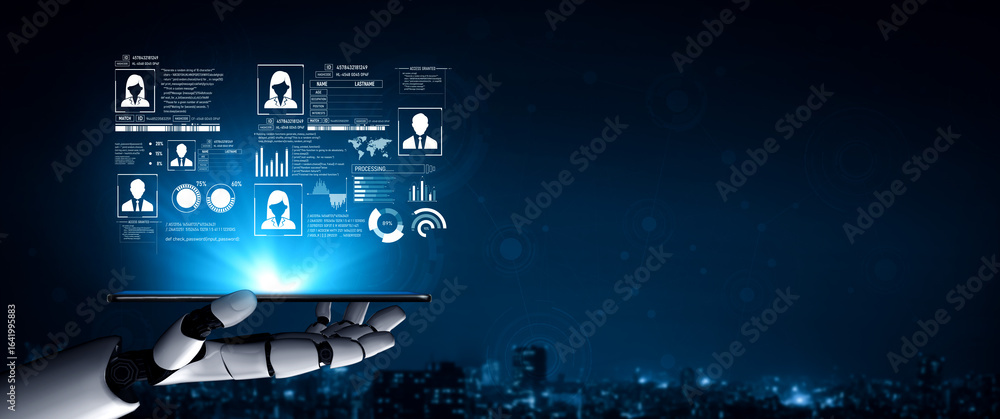 Poster ai safeguards digital identity with smart authentication, secure login systems, and virtual assistan