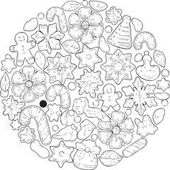 christmas, christmas tree, pattern, flower, vector, floral, design, seamless, vintage, illustration, ornament, decoration, art, wallpaper, nature, decor, texture, element, flowers, mandala, leaf, retr