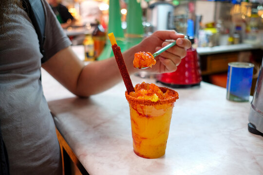  Brinking a Mexican Michelada in a Local Shop