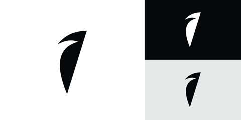 Obraz premium Modern and unique F logo design