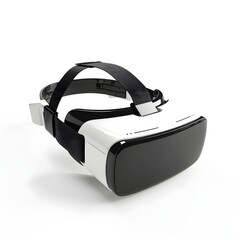 Virtual Reality Headset Immersive Tech Isolated White
