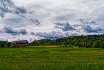 Obraz premium Beautiful cozy farm