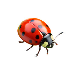 Obraz premium ladybird on white background