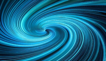 abstract swirling blue vortex design a mesmerizing kaleidoscope of turquoise and indigo hues evoking an enigmatic and captivating sense of movement in a fractal universe