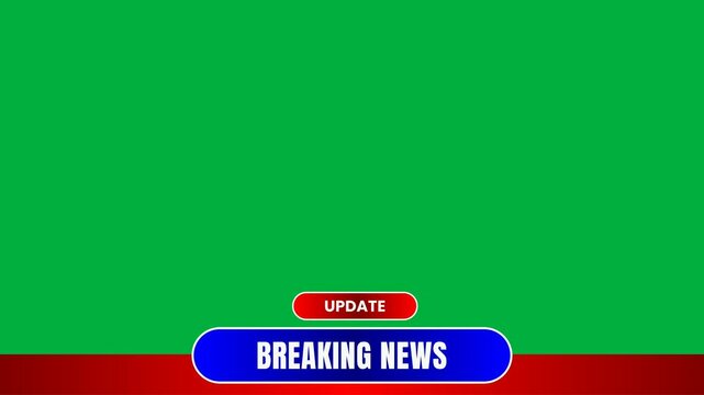 Breaking: World News Greenscreen Frame &ndash; Global Update