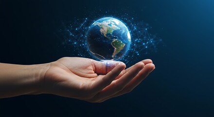 Global Connectivity Digital Communication Network