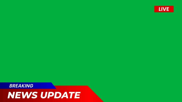 Breaking Update Greenscreen &ndash; Live Score Overlay