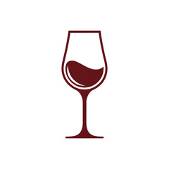 Wine icon vector on White Background ,Vector Art Illustration on white background.
