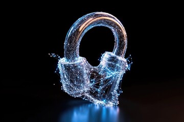 A digital rendering of a security lock.