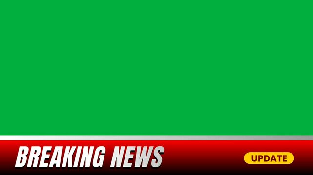 Local Breaking News Greenscreen &ndash; Regional Live Update