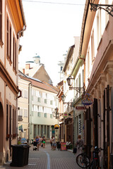 Obraz premium City street in summer