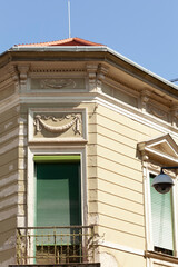 Facade of an old building