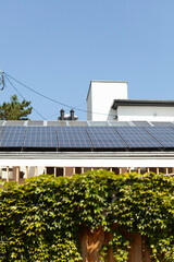 Solar Panels on House Roof