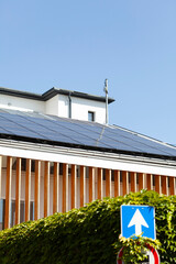 House with solar panels