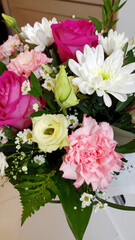 Beautiful pastel flower bouquet