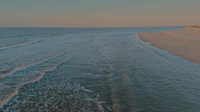 Sunrise Golden Hour over Seabrook ISland North Beach