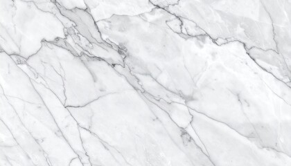Obraz premium White marble surface with gray veins running across it.