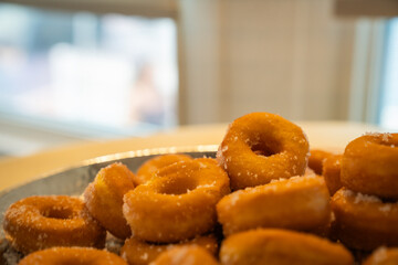 closeup doughnuts