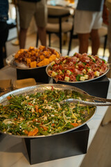 buffet style food