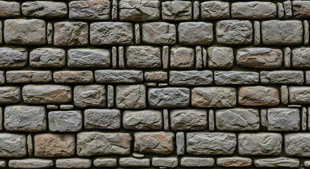Obraz premium Textured Stone Wall Seamless Background brick masonry