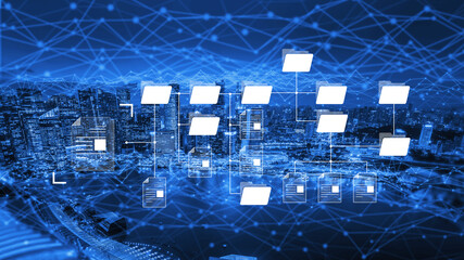 Digital file structure showing folder organization, file hierarchy, and document arrangement. File structure supports management, improves access, and file structure enhances clarity. Vouch