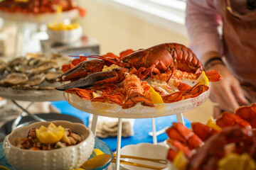 close up lobster