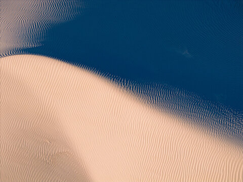 sand dunes simple abstract