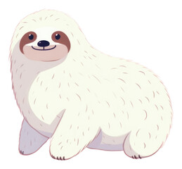 Fototapeta premium PNG Sloth animal mammal wildlife.