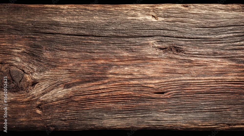 Poster close-up view of a rustic wooden surface showcasing detailed grain patterns and textures. the lighti