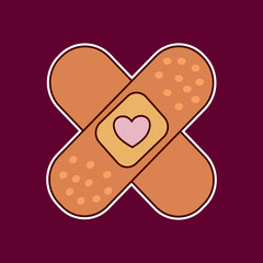 Cute pastel stickers collection