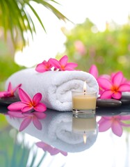 Relaxing spa still life