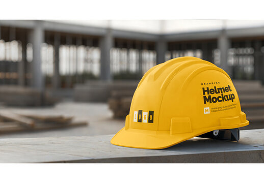 Construction Helmet Mockup 3