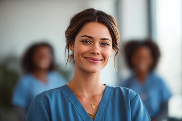 Obraz premium Portrait of a Friendly Healthcare Professional