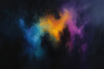 Fototapeta premium Colorful abstract texture oil painting vibrant hues digital artwork modern art artistic interpretation