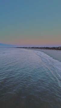 Sunrise Golden Hour over Seabrook ISland North Beach