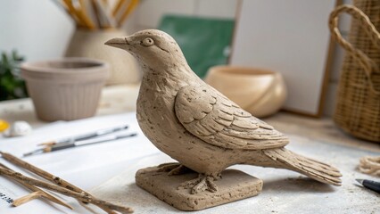 still life with bird