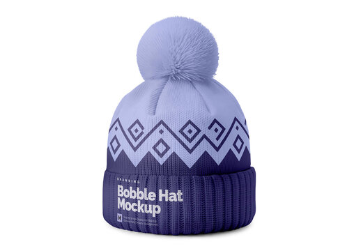Bobble Hat Mockup