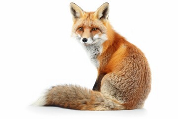 Fototapeta premium Mythical Japanese kitsune figure with nine tails