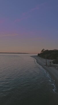 Sunset Along the Edisto River