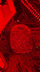 Fingerprint on circuit board